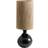 Nordal Dissa Sort/Natur Bordlampe