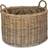 Large Oval Rattan Log With Cordura Basket