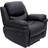 More4Homes Madison Electric Automatic Recliner Black Lounge Chair 101cm