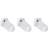 Stuckies Sneaker Socks 3-pack - White