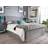 Aspire Chesterfield Ottoman Grey 110x217cm