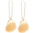 Efva Attling Rose Petal Earrings - Gold