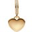 Pandora Engravable Heart Tag Dangle Charm - Gold/Transparent
