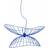 Globen Lighting Ray Blue Pendant Lamp 70cm