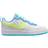 Nike Court Borough Low 2 GS - Summit White/Baltic Blue/Volt