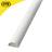 D-Line 50x25mm White Half Round Maxi Trunking 2m Length