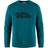 Fjällräven Logo Sweater Pullover Herr Deep Sea