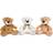 Play by Play Bow Bear Gosedjur blandade 20cm
