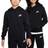 NIKE Kid's Sportswear Club Fleece Pullover Hoodie - Black/White