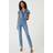 Good American Short Sleeve Denim Jumpsuit - Blue