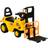 Aosom Sit and Scoot Ride-on Toy with Forklift Operation, Construction Toys for Kids with Under Seat Storage, Forklift Toy for 3-Year-Old Boys & Girls