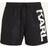 Karl Lagerfeld Logo Board Shorts, Man, Black