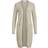 Vila Ril Long Knitted Cardigan - Natural Melange