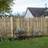 Forest Garden Pressure Treated Contemporary Picket Fence Panel