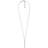 Fossil Men Harlow Linear Texture Stainless Steel Chain Necklace