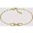 Fossil Armband Heritage Guld JF04525710 D-länk guldfärgad kedjearmband rostfritt stål