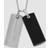 Fossil Harlow Linear Texture Onyx svart halsband för män, JF04565040