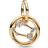 Pandora Pendants & Charms Gemini Zodiac Dangle Charm gold Pendants & Charms for ladies