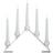 Watt & Veke Luna White Adventsljusstake 33cm