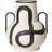 Ferm Living Trace Off-white Vase 37.5cm