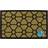 JVL 45x75cm Woven Coir Tuffscrape Natural, Black, Brown cm