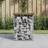 vidaXL Gabion Design 33x31x42 cm Impregnated Wood Pine Garden Bench