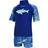Speedo Sun Protection Top And Short Blue, Unisex, Tøj, Badetøj, Svømning, Blå