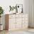 vidaXL Alta Solid Wood Pine 112x35x73 cm Sideboard