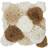 Jakobsdals Belize 50x50 cm Offwhite Pudebetræk Beige, Hvid (50x50cm)