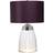Elstead Lighting Milne Glasfod Stofskærm Bordlampe