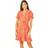 Mela London Womens Red Daisy Print Wrap Dress