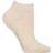 SockShop FALKE Dam Sensitive London bomull kort enfärgad par sneakerstrumpor, beige sand mel. 4650 39–42, Beige sand mel. 4650