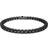 Thomas Sabo Swarovski Matrix Tennis bracelet, Round cut, Black, Ruthenium plated