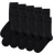 Björn Borg Essential Ankle Socks 10-pack - Black Beauty