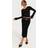 Vila Vicomfy A-Line Knit Skirt/Su Noos Midikjolar Black