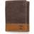 Timberland Men's Leather Trifold Wallet - Brown/Tan
