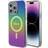 Guess iPhone 15 Pro Mobilskal Magsafe IML Iridescent Svart