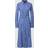 Polo Ralph Lauren Belted Striped Cotton Shirtdress - Mørkeblå/Hvid