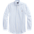 Ralph Lauren Custom Fit Striped Oxford Shirt - Blue/White