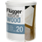 Flügger Natural Wood Träfärg White 0.75L
