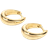Ani Jewels Ellipse Earrings - Gold