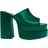 Steve Madden Cagey - Emerald Satin