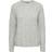 Pieces Juliana Knitted Pullover - Light Grey Melange