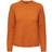 Pieces Juliana Knitted Pullover - Persimmon Orange