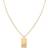 Tommy Hilfiger Dogtag Iconic Stripe Necklace - Gold