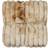Skinnwille Stripy fuskpäls toffe 120x180cm Filt Beige (180x120cm)