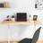 vidaXL 100x50x2,5 massivt Skrivebord