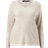 Vero Moda V-ringning Curve Nedsänkta Axlar Pullover Birch XL-52/54