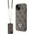 Guess iPhone 15 4G Strass Triangle Metal Logo Cover med Crossbody Rem Brun