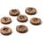 Hemline coconut wooden button two hole